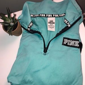 Victoria Secrets Pink half zip up